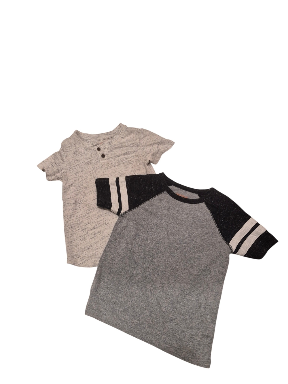 Cat & Jack Boys 2-Pack Short Sleeve Tees - Gray & Heather
